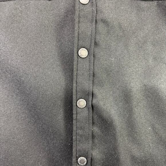 Dickies Black Quilted Insulated Flannel Shirt Jacket with Hood Size L/G (42-44) - Picture 6 of 13